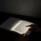 LED Book Light Ultra Thin Rechargeable Reading Lamp Flat Panel Page Light with Adjustable Colour Temperature Dimming and Timer for Reading in Bed