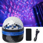 Aurora Projector Night Light Northern Lights Mood Lamp with Music Sync and Remote Control USB Rechargeable for Bedroom | Gaming Room and Parties