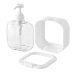 Refillable Soap Dispenser Pump Bottle Square Minimalist Hand Soap and Lotion Dispenser for Bathroom Basin | Kitchen Sink and Shower