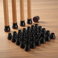 Silicone Chair Leg Floor Protectors Anti Scratch Furniture Leg Caps with Felt Bottom Quiet Chair Feet Covers for Hardwood | Laminate and Tile Floors