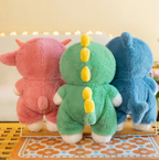 Plush Teddy Bear in Animal Costume Soft Cuddly Toy Bear with Zip Up Hooded Outfit Panda | Unicorn | Rabbit | Dinosaur and More Designs for Children