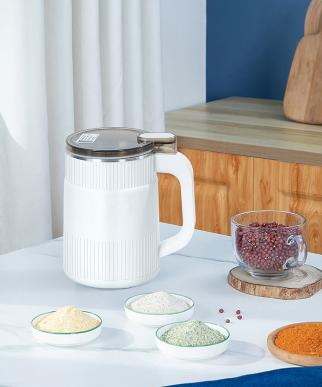 Electric Grain Mill Grinder Stainless Steel Bowl Countertop Flour Mill for Grains | Seeds | Spices and Coffee Beans with Jug Handle and Clear Lid