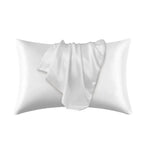Mulberry Silk Pillowcase Smooth Soft Natural Silk Pillow Cover with Envelope Closure Breathable Bedding for Bedroom | Guest Room