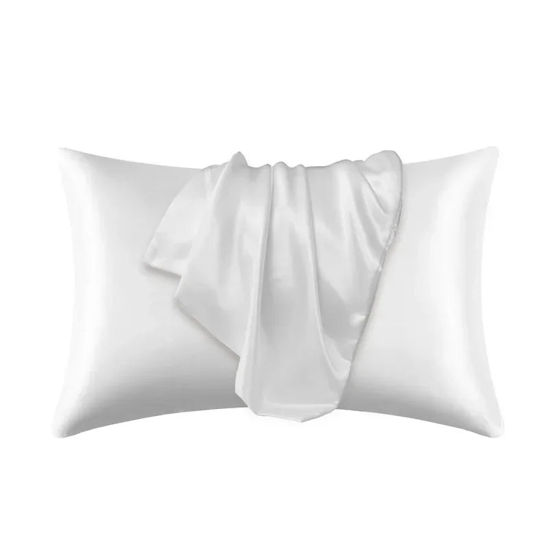 Mulberry Silk Pillowcase Smooth Soft Natural Silk Pillow Cover with Envelope Closure Breathable Bedding for Bedroom | Guest Room