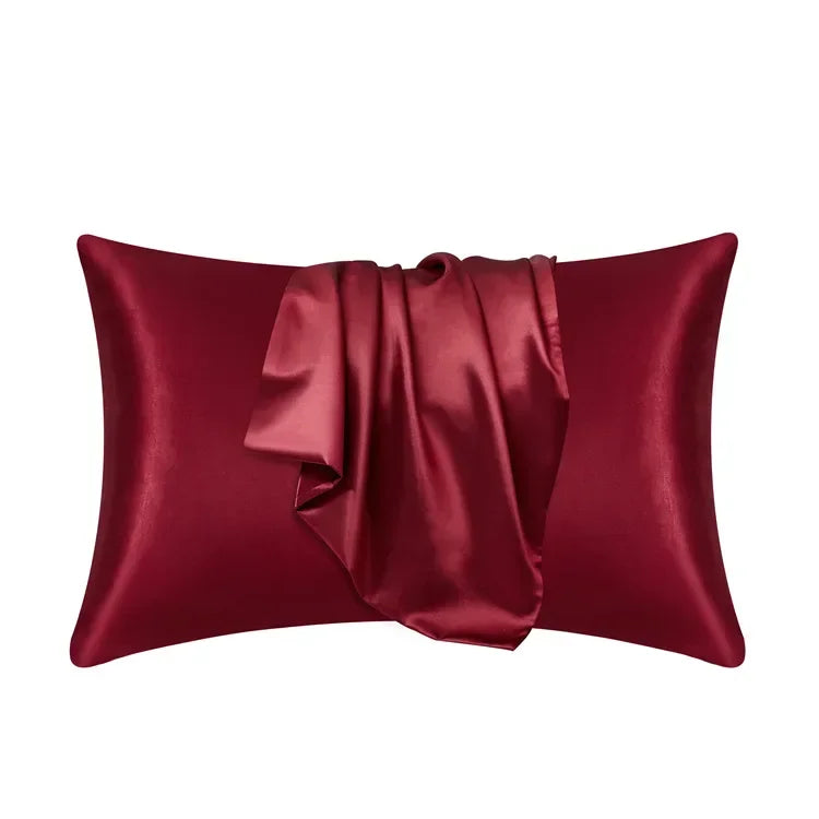 Mulberry Silk Pillowcase Smooth Soft Natural Silk Pillow Cover with Envelope Closure Breathable Bedding for Bedroom | Guest Room