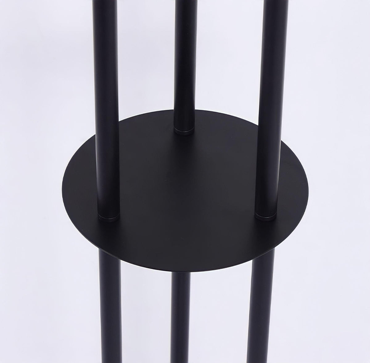 Modern 3-Light LED Floor Lamp With Tall Tube Shades