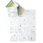 Acrylic Quilting Template Set for Free Motion Quilting with Stitch Guides