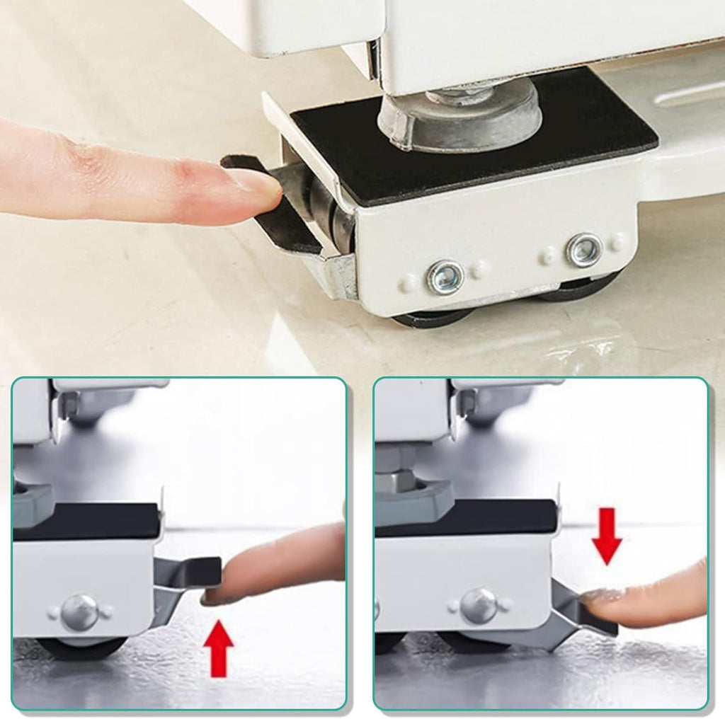 Adjustable Appliance Roller Bars Set of Two Extendable Furniture Movers