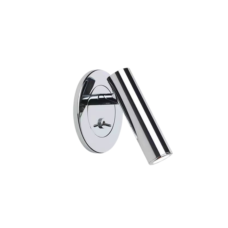 Adjustable LED Wall Reading Light with Swivel Cylinder Head and Toggle Switch