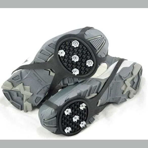 Anti Slip Ice Grips for Shoes and Boots with Stainless Steel Studs | Two Pairs
