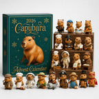 Capybara Advent Calendar with Collectible Figures for Christmas Countdown