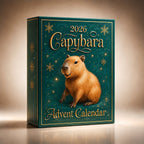 Capybara Advent Calendar with Collectible Figures for Christmas Countdown