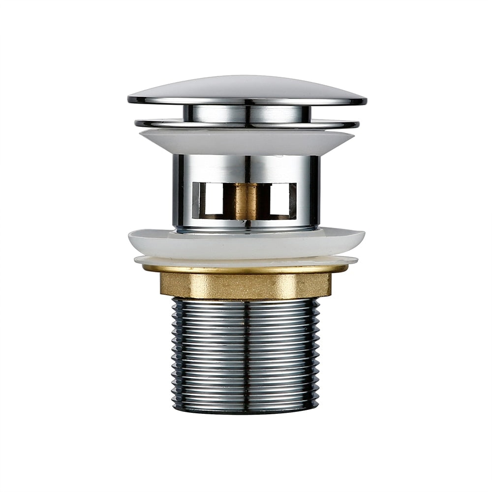 Click Clack Pop Up Basin Waste Sink Drain Plug for Bathroom Sinks