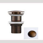Click Clack Pop Up Basin Waste Sink Drain Plug for Bathroom Sinks