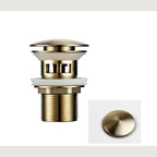 Click Clack Pop Up Basin Waste Sink Drain Plug for Bathroom Sinks