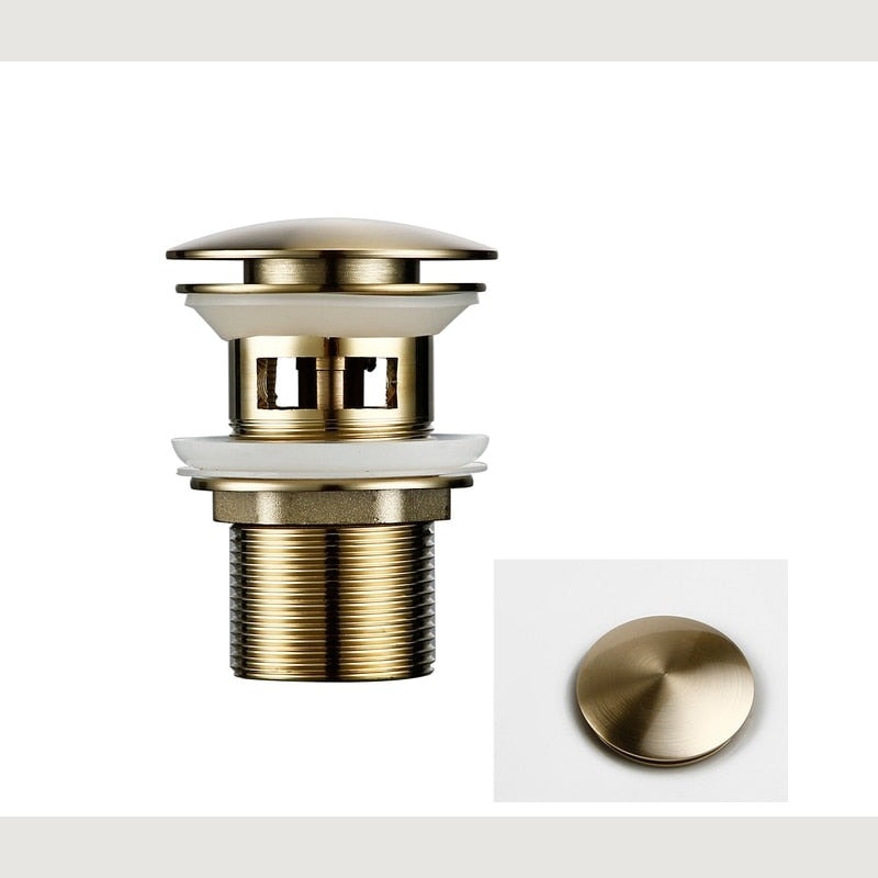 Click Clack Pop Up Basin Waste Sink Drain Plug for Bathroom Sinks