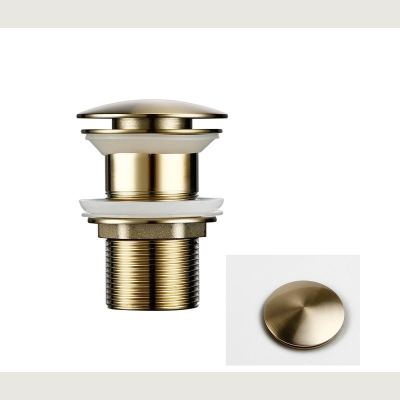 Click Clack Pop Up Basin Waste Sink Drain Plug for Bathroom Sinks