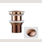 Click Clack Pop Up Basin Waste Sink Drain Plug for Bathroom Sinks
