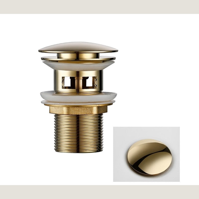 Click Clack Pop Up Basin Waste Sink Drain Plug for Bathroom Sinks