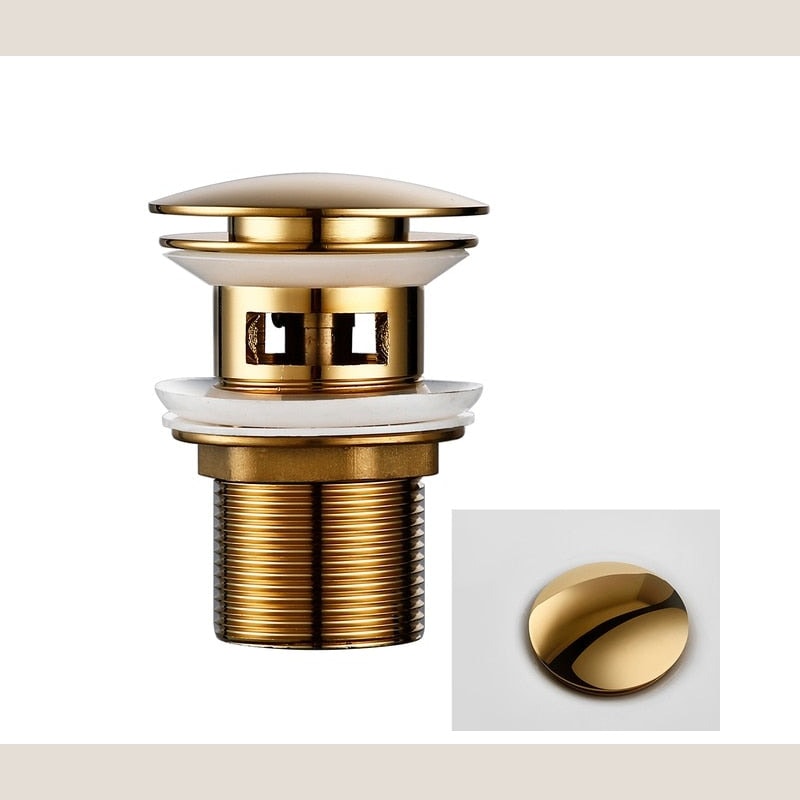 Click Clack Pop Up Basin Waste Sink Drain Plug for Bathroom Sinks