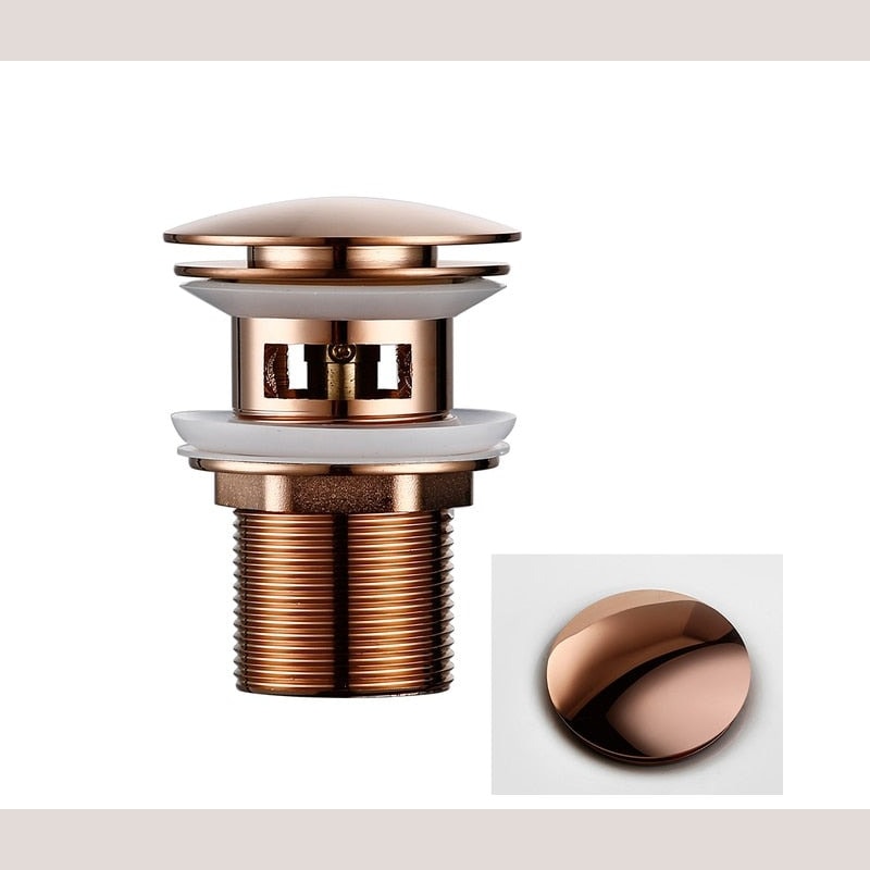 Click Clack Pop Up Basin Waste Sink Drain Plug for Bathroom Sinks