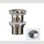 Click Clack Pop Up Basin Waste Sink Drain Plug for Bathroom Sinks