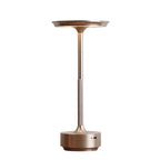 Cordless Rechargeable Aluminium LED Table Lamp with Touch Dimmer for Bedside