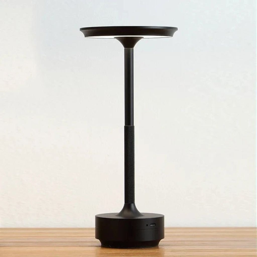 Cordless Rechargeable Aluminium LED Table Lamp with Touch Dimmer for Bedside