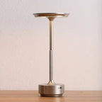 Cordless Rechargeable Aluminium LED Table Lamp with Touch Dimmer for Bedside