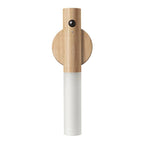 Cordless Rechargeable Wooden Wall Light with Motion Sensor and Magnetic Mount