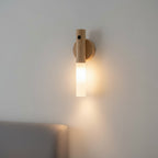Cordless Rechargeable Wooden Wall Light with Motion Sensor and Magnetic Mount