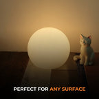 Cordless USB Rechargeable Colour Changing LED Globe Lamp with Remote Control
