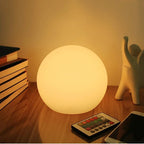 Cordless USB Rechargeable Colour Changing LED Globe Lamp with Remote Control