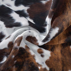 Cowhide Print Duvet Cover Set Soft Polyester Bedding with Pillowcases