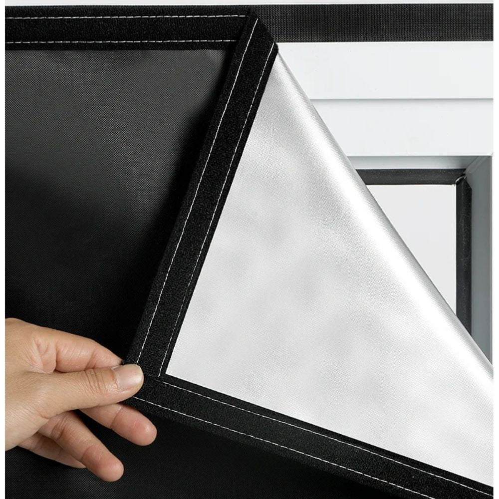 Cut to Size Blackout Window Cover with Static Cling for Bedroom Windows