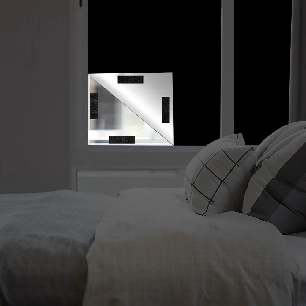 Cut to Size Blackout Window Cover with Static Cling for Bedroom Windows
