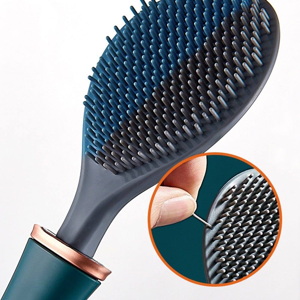 Teardrop Silicone Toilet Brush Set Wall Mounted Drip Holder Flexible Bristle Head Quick Drying Hygienic Loo Brush with Adhesive Hook | Single or Twin