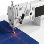 Magnetic Laser Guide Light for Sewing Machines Flexible Gooseneck Stitch Line Projector USB Powered Quilting Seam Guide Crosshair | Line or Dot