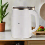 Electric Grain Mill Grinder Stainless Steel Bowl Countertop Flour Mill for Grains | Seeds | Spices and Coffee Beans with Jug Handle and Clear Lid