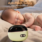 Electric Nail Trimmer and File with Pressure Sensing Stop and LED Light