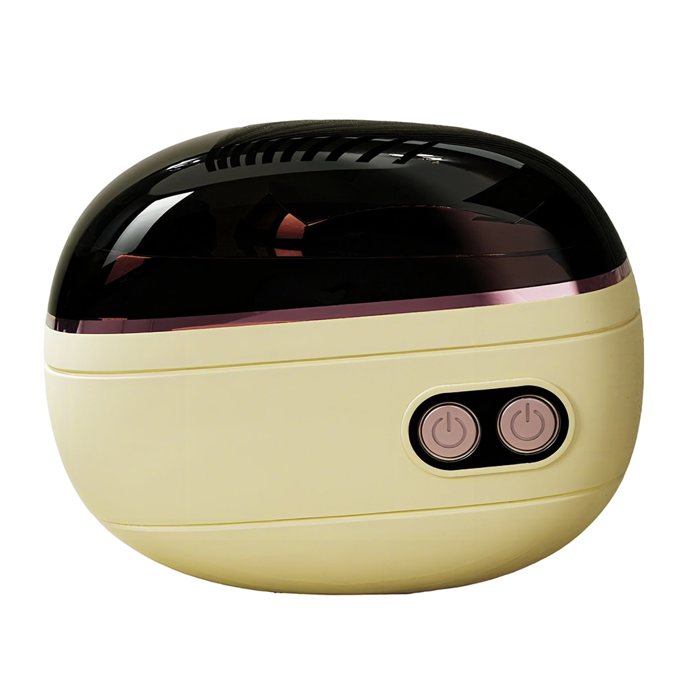 Electric Nail Trimmer and File with Pressure Sensing Stop and LED Light