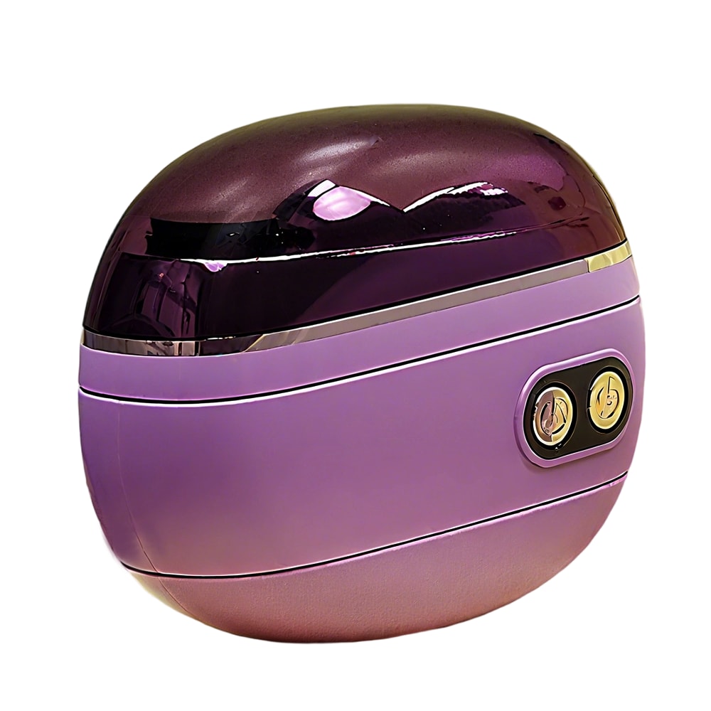Electric Nail Trimmer and File with Pressure Sensing Stop and LED Light