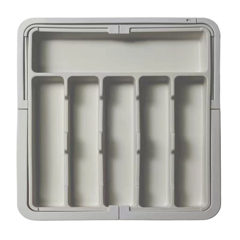 Expandable Cutlery Drawer Organiser with Adjustable Compartments for Kitchen
