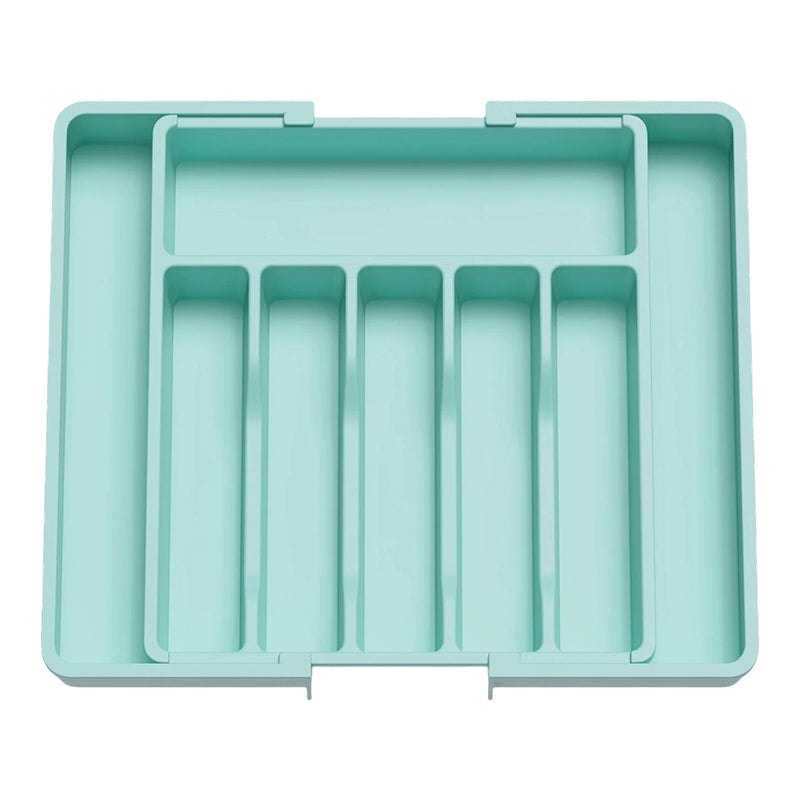 Expandable Cutlery Drawer Organiser with Adjustable Compartments for Kitchen