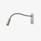 Flexible Gooseneck LED Wall Reading Light with Slim Cylinder Head for Bedside