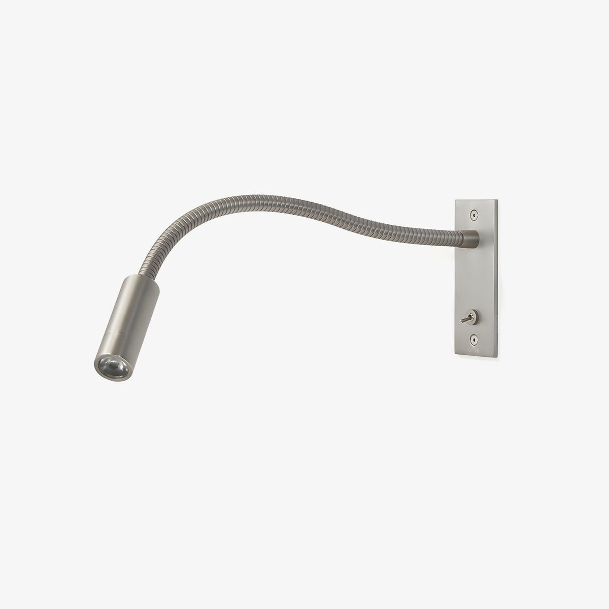Flexible Gooseneck LED Wall Reading Light with Slim Cylinder Head for Bedside