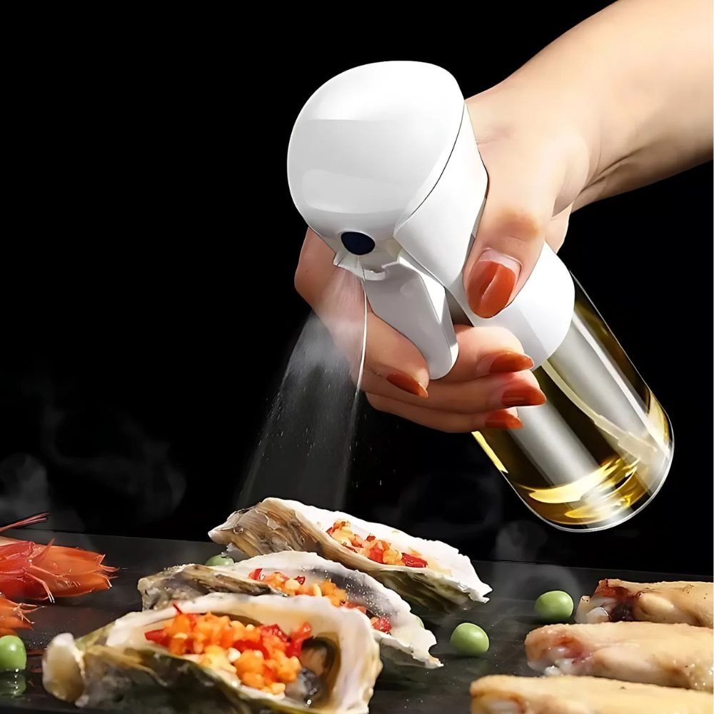 Glass Oil Sprayer Bottle with Fine Mist Spray for Air Fryer Cooking