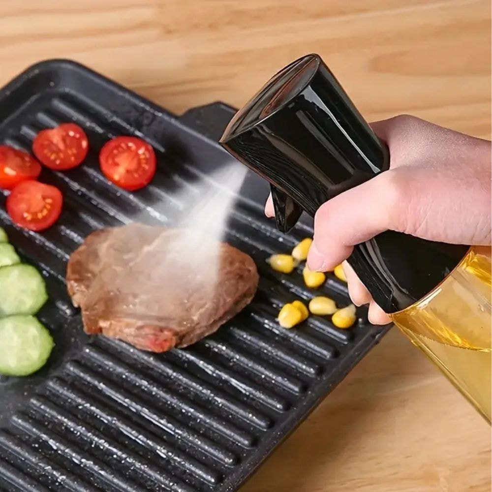 Glass Oil Sprayer Bottle with Fine Mist Spray for Air Fryer Cooking