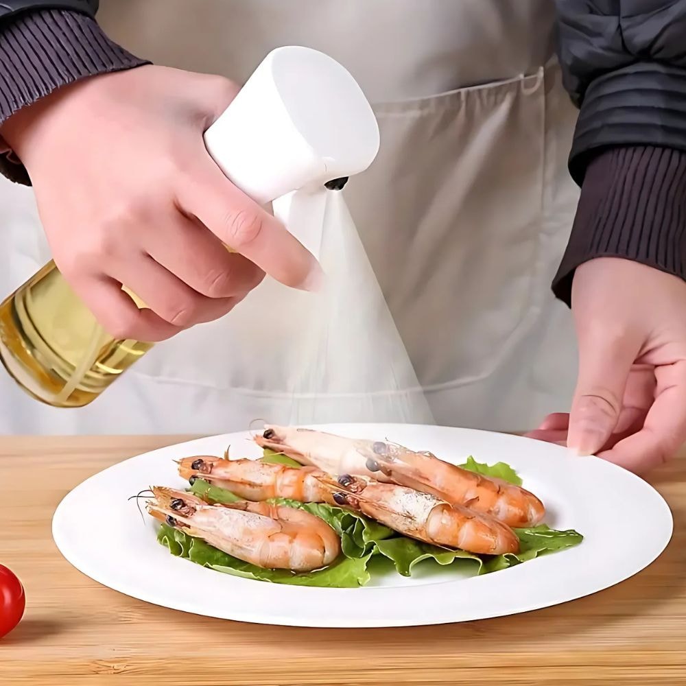 Glass Oil Sprayer Bottle with Fine Mist Spray for Air Fryer Cooking