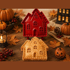 Halloween Hand Pie Mould Hinged Press and Seal Pastry Cutter for Mini Pies